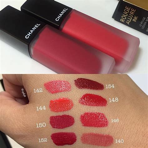 chanel allure ink swatch|Chanel Allure liquid lip color.